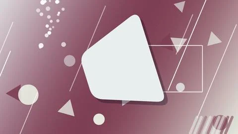 A white rounded square frame icon floats on a soft purple gradient backgrou.. イラスト素材