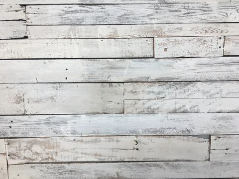 White Rustic Shiplap Wall Background Stock Photos