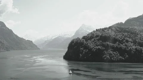 White sailboat. Stock Footage 130848191