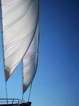 White sails Stock Photos