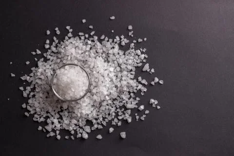 White salt crystals Stock Photos