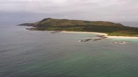 White sand beach and pristine bays on Broughton island of Australia – 4k. Stock Footage 166495918