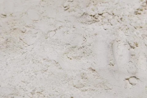 White sand on the beach focus view Stock Photos