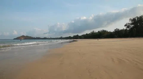 White sand beach 스톡 동영상 11133086