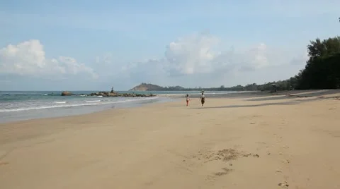 White sand beach 스톡 동영상 11133139