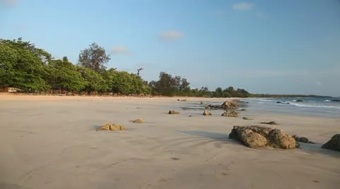 White sand beach Stockbeeldmateriaal 11133173