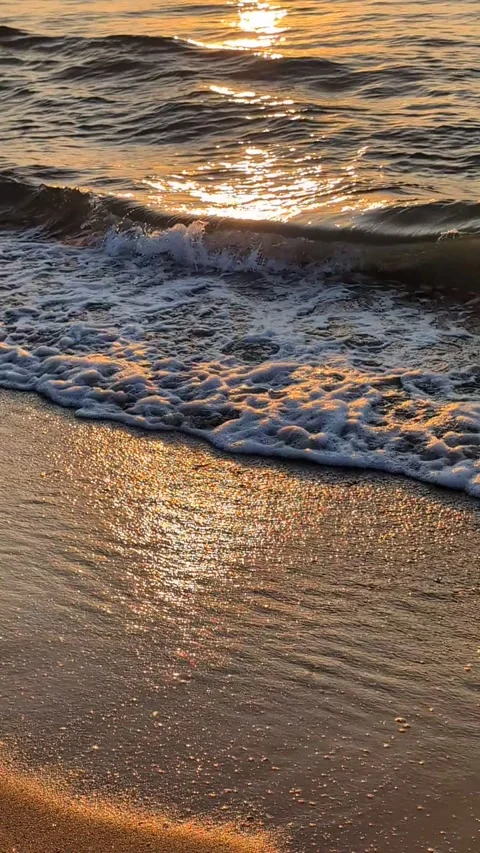 White Sand Beach Video stock 285740230