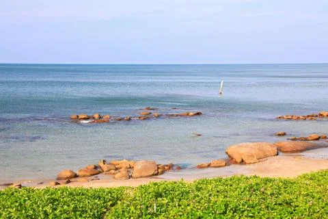 White Sand Beach  Stock Photos
