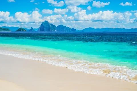White Sand Beach Stock Photos