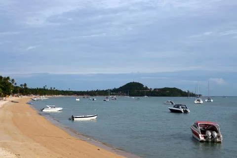 White sand beach Stock Photos