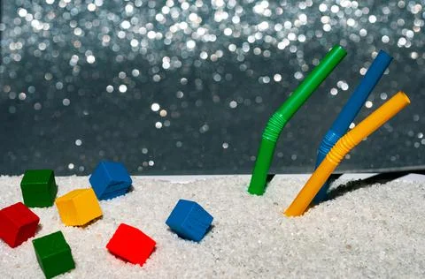 White sand beach reflections Stock Photos