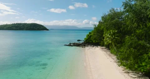 White Sand Beach in Romblon, Philippines. Stock Footage 263888812