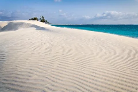 White sand dune Stock Photos