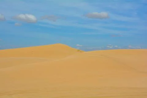 White Sand Dunes Stock Photos
