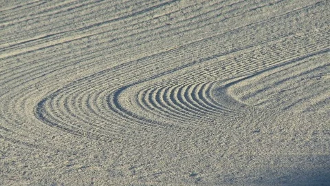 White sand golf hazard Stock Footage 74776719