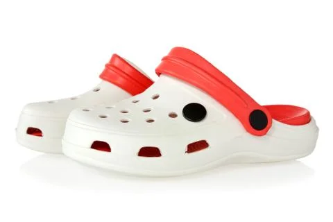White sandals Stock Photos