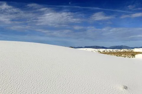 White Sands Dunes Stock Photos