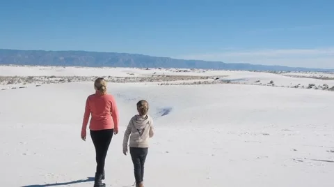White Sands National Monument Stock Footage 45558985
