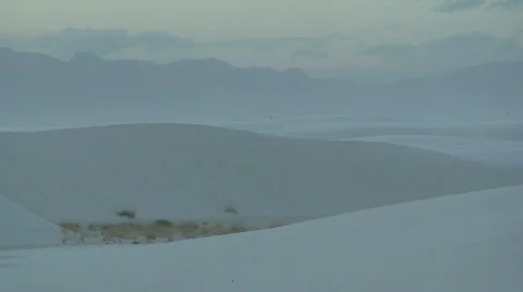 White Sands sunset 16 Stock Footage 659264