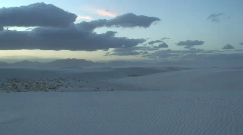 White Sands sunset 19 Stock Footage 659484