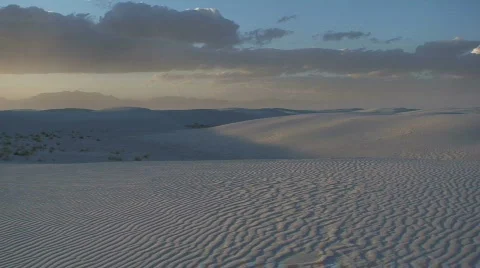 White Sands sunset 7 Stock Footage 659014