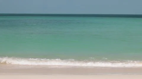 White sandy beach of koh phangan Stock Footage 40273492