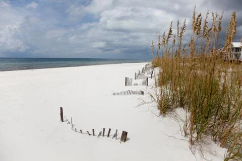 White sandy coastline Stock Photos