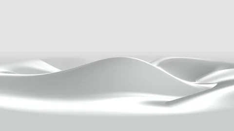 White satin fabric waves background with soft folds and luxury texture Stockbeeldmateriaal 330083374