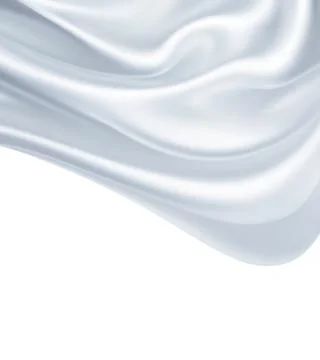 White satin Stock Illustration