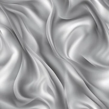 White Satin Waves: Seamless Texture Background with Elegant Folds and Waves Stock-Fotos