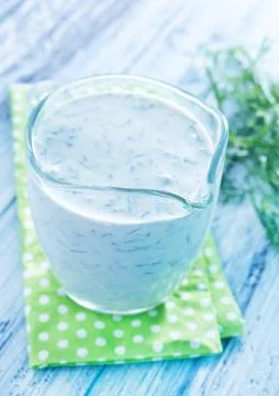 White sauce Stock Photos