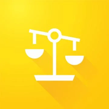 White scales on yellow background Stock Illustration