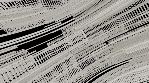 White Sci Fi Shapes Stock-Footage 193704200