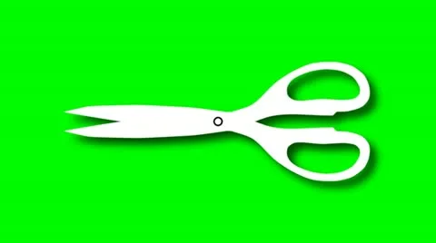WHITE SCISSOR Stock-Footage 10976716