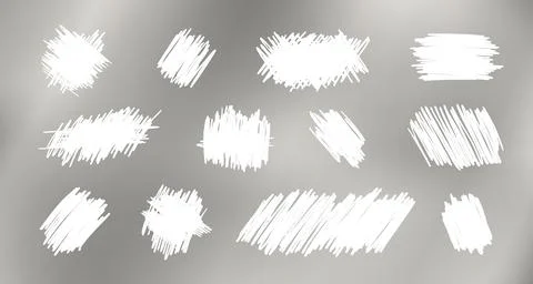 White scratch marks and lottery card textures Stock Illustration