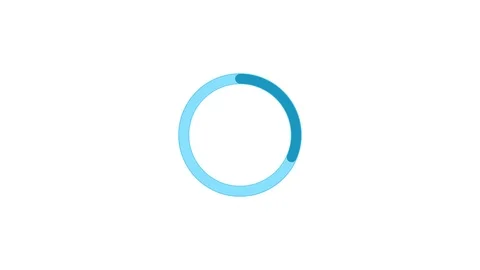 White screen of the gadget with a blue screen demonstrating the program loading. Stock-Footage 97950730