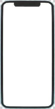 White screen mobile Stock Photos