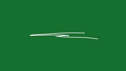 White Scribble Underlines | Hand-Drawn Highlight and Marker Stroke Animation Stock-Footage 322104025