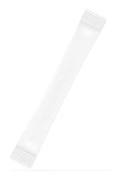 White sealed bag packing vector illustration Stock Illustration