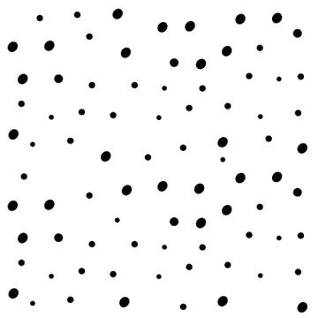 White seamless background.. Web texture. Black spots on a white background. Illustrazione stock