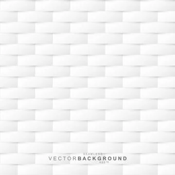White seamless decorative cut texture - paper geometric creative design. Vector 库存插图