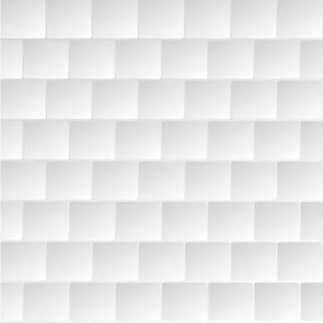 White seamless geometric pattern with rectangle Illustrazione stock
