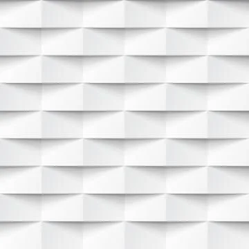 White seamless geometric texture Stock Illustration