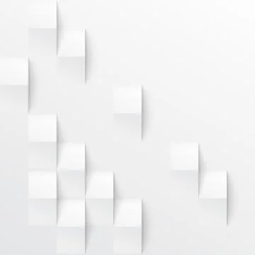 White seamless geometric texture Stock Illustration