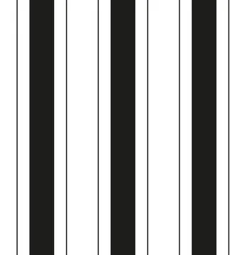 White seamless pattern with black vertical lines and stripe. Stock Illustration