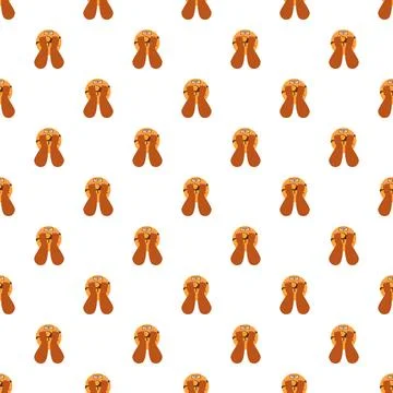 White seamless pattern featuring feet on scales Stock Illustration