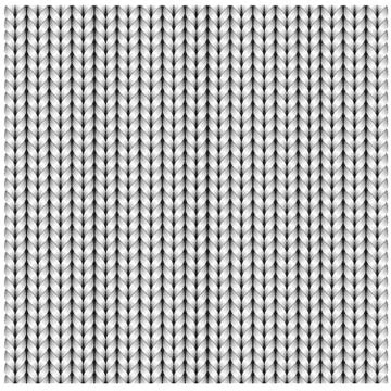 White seamless texture of knitting woolen clothes Stock Illustration