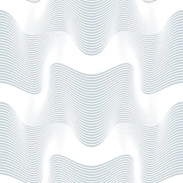 White seamless texture. Wavy background Stock Illustration