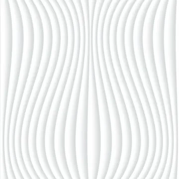 White seamless texture. Wavy background. Interior decoration. Stock Illustration