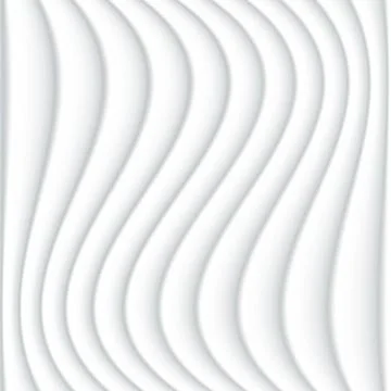 White seamless texture. Wavy background. Interior decoration. Stock Illustration